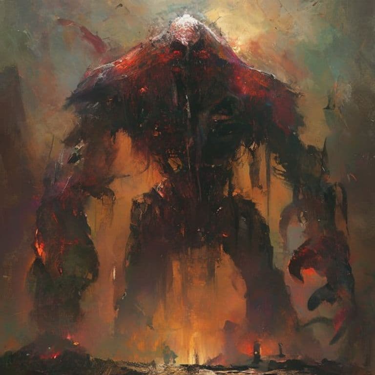 Harbinger of Wrath — fantasy monster illustration