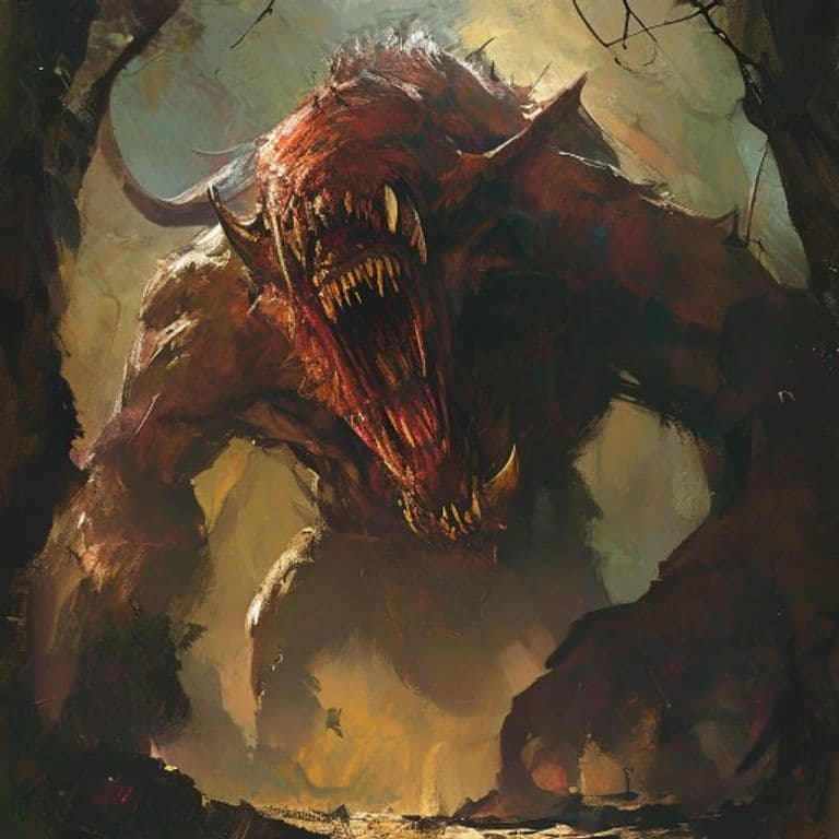 Manggus — fantasy monster illustration