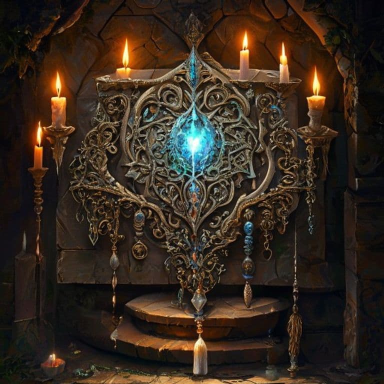 Mantle of Spell Resistance — fantasy item illustration