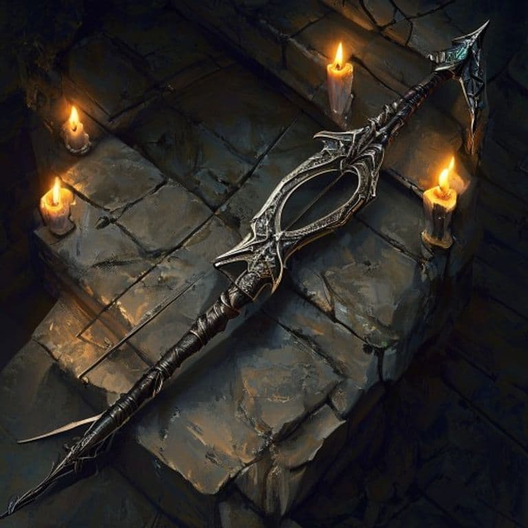 Oathbow — fantasy item illustration