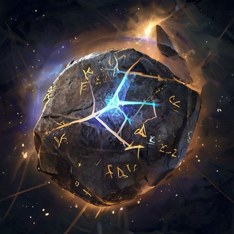 Stone Shape — fantasy spell effect illustration