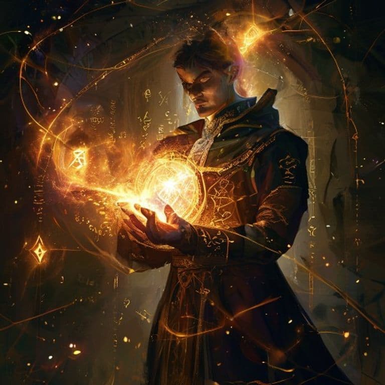 Cruor of Visions — fantasy spell effect illustration. Cruor of Visions is a 5th-level divination available to Sorceror, Warlock, Wizard, Cleric.