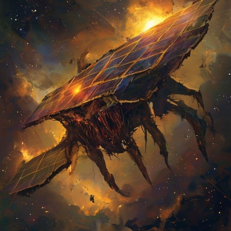 Fallen Solar — fantasy monster illustration
