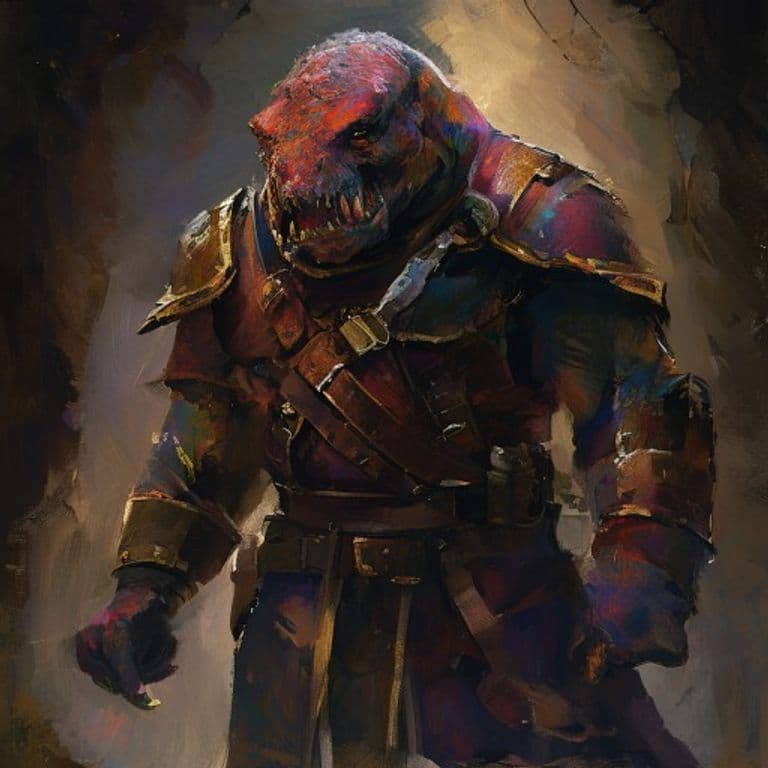 Derro Guard — fantasy monster illustration