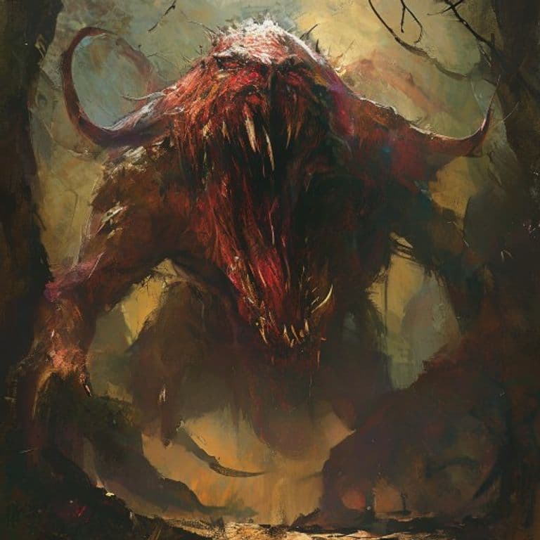 Khodumodumo — fantasy monster illustration