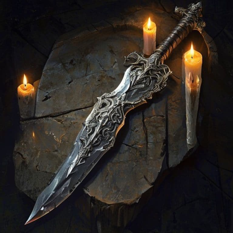 Warpblade — fantasy item illustration