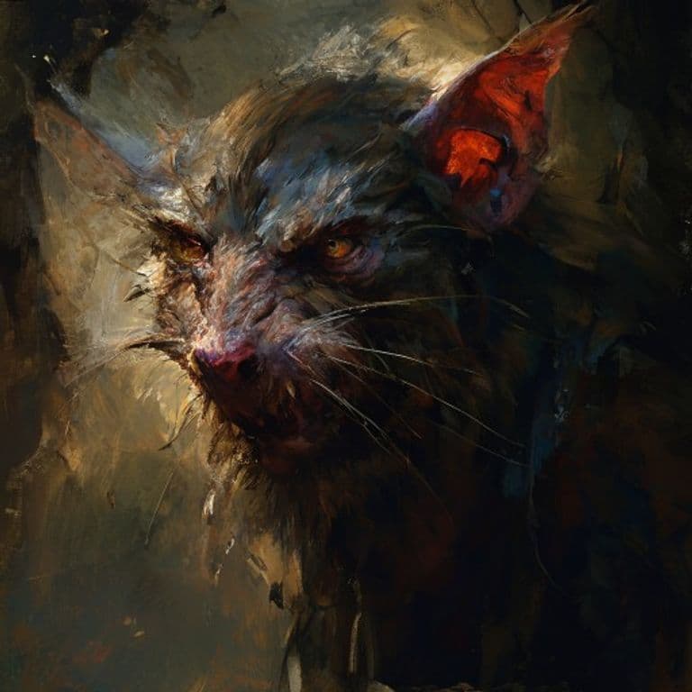 Wererat — fantasy monster illustration