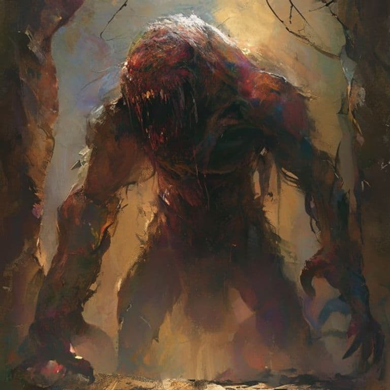 Subek — fantasy monster illustration