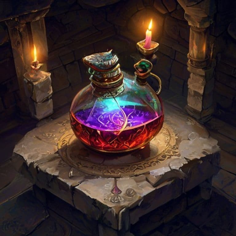Elixir of Focus — fantasy item illustration