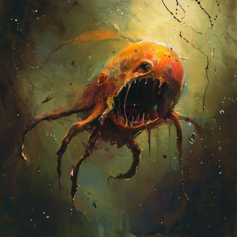 Diving Gel — fantasy monster illustration