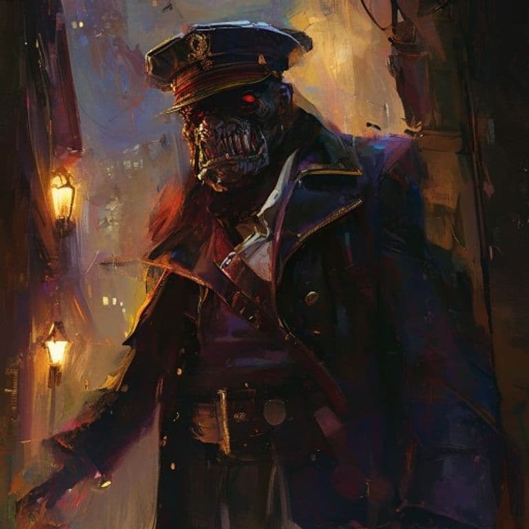City Watch Captain — fantasy monster illustration