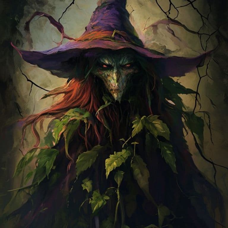 Witchalder — fantasy monster illustration