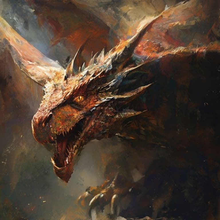 War Wyvern — fantasy monster illustration