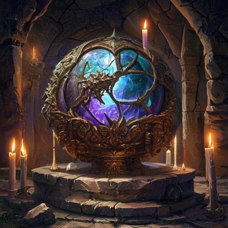 Orb of the Dragon Breaker — fantasy item illustration