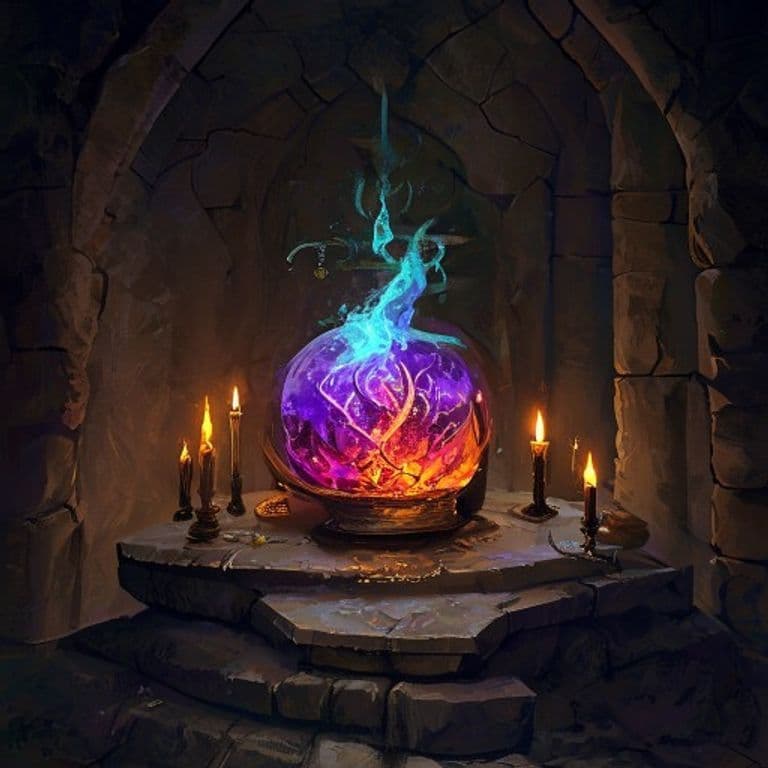 Wrathful Vapors — fantasy item illustration