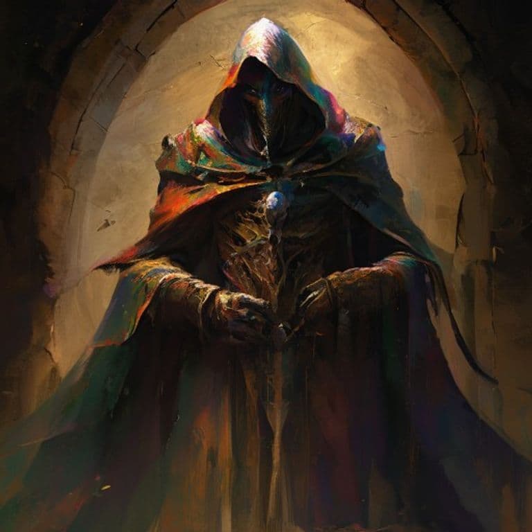 Archmage — fantasy monster illustration. Archmage is a medium humanoid (Challenge Rating 12).