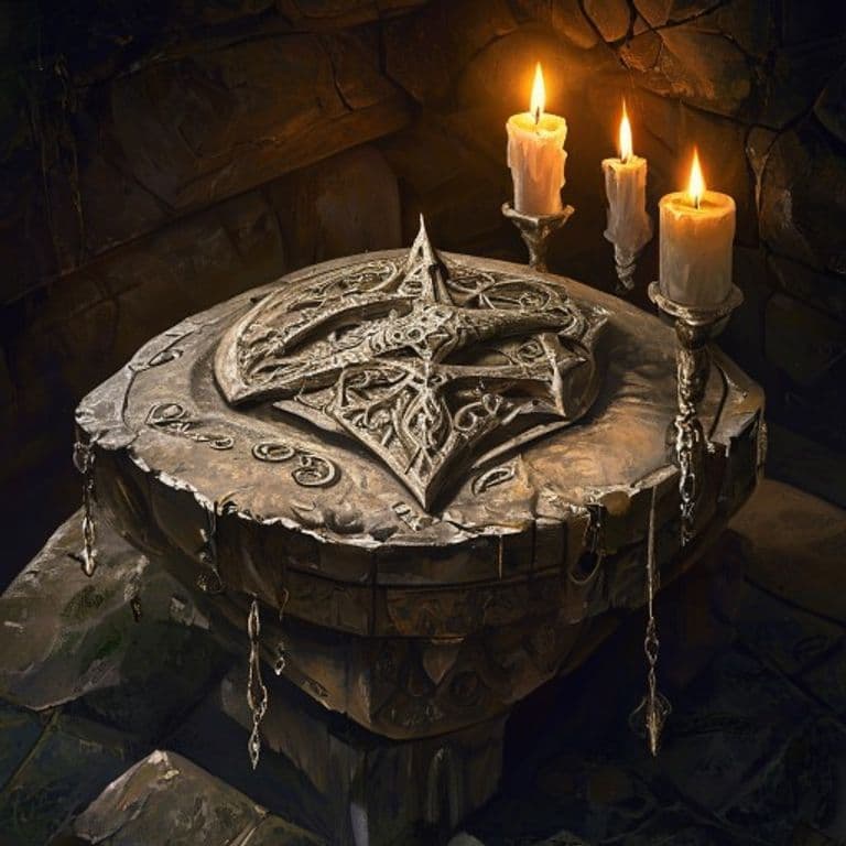 Megingjörð — fantasy item illustration