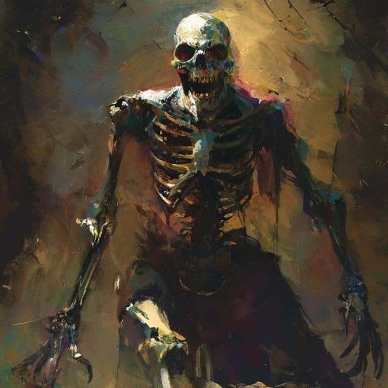 Skeleton — fantasy monster illustration