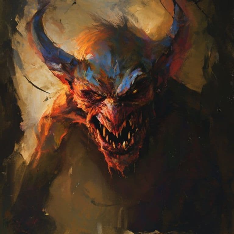 Imp — fantasy monster illustration