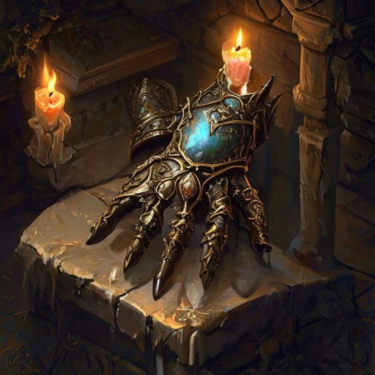 Gauntlet of Dominion — fantasy item illustration