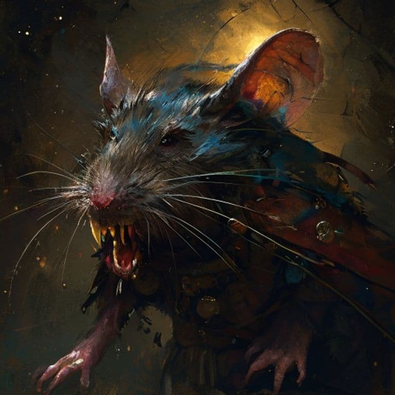 Ratatosk Warlord — fantasy monster illustration