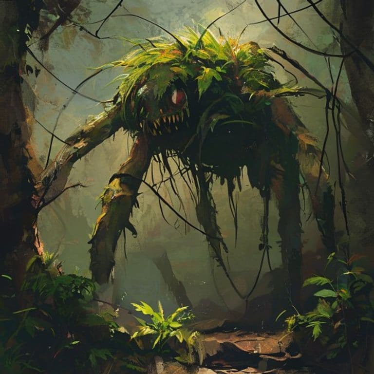 Tripwire Patch — fantasy monster illustration