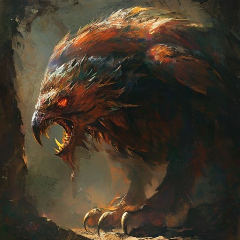 Roc — fantasy monster illustration