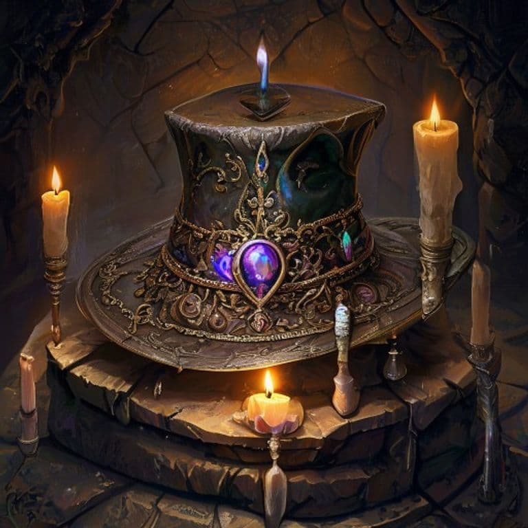 Hat of Mental Acuity — fantasy item illustration