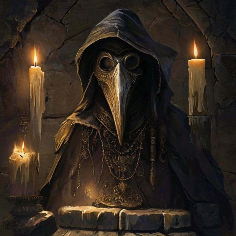 Plague Doctor's Mask — fantasy item illustration