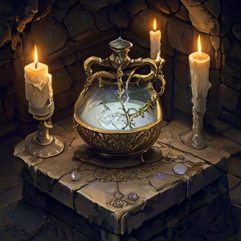 Scale MIlk — fantasy item illustration