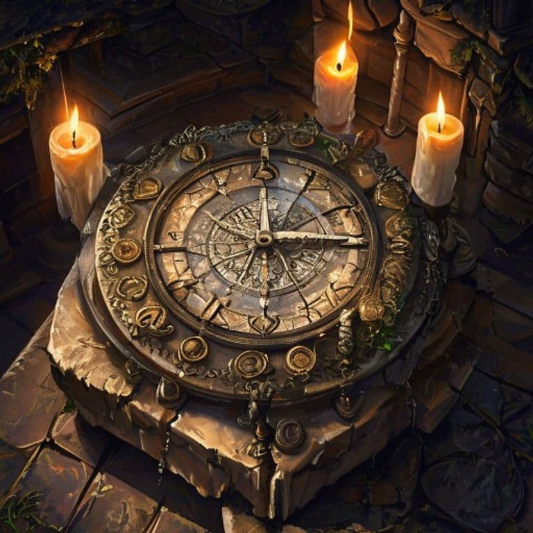 Timeworn Timepiece — fantasy item illustration