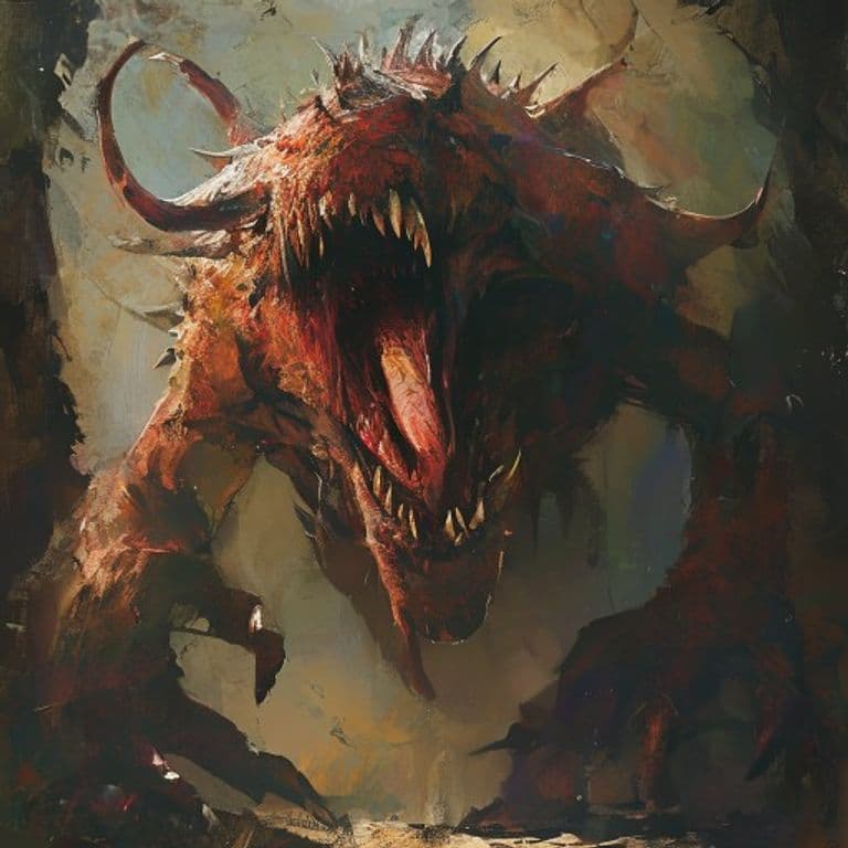 Werynax — fantasy monster illustration
