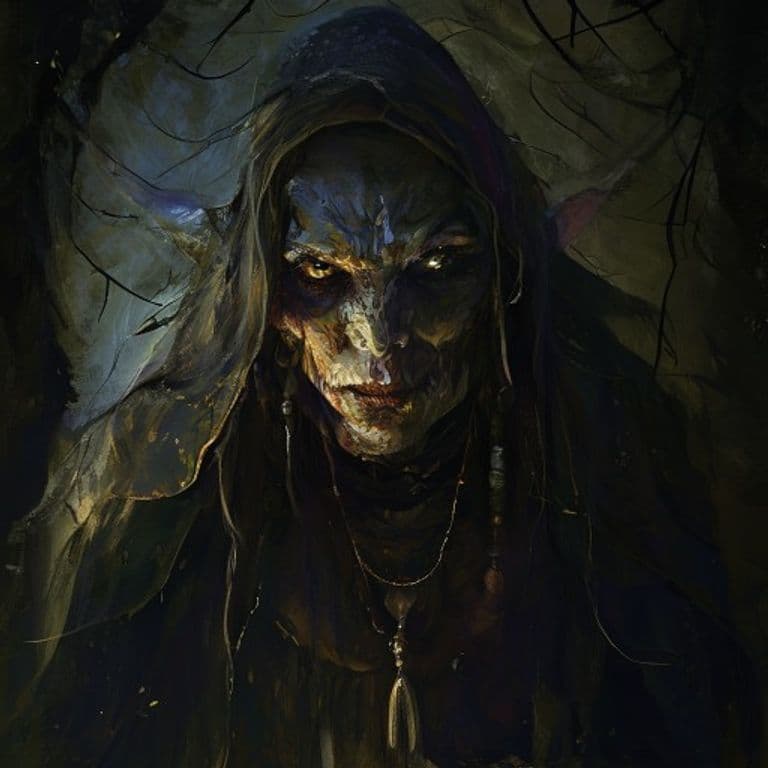 Night Hag — fantasy monster illustration