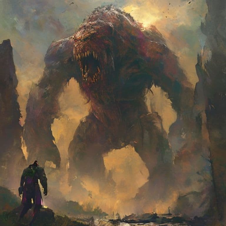 Giant, Shire — fantasy monster illustration