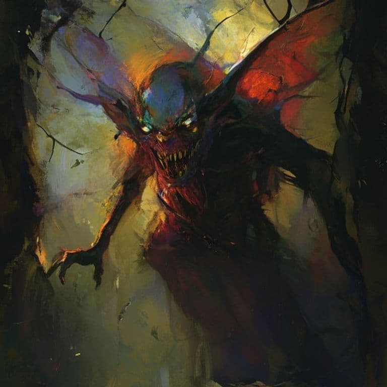 Vila — fantasy monster illustration