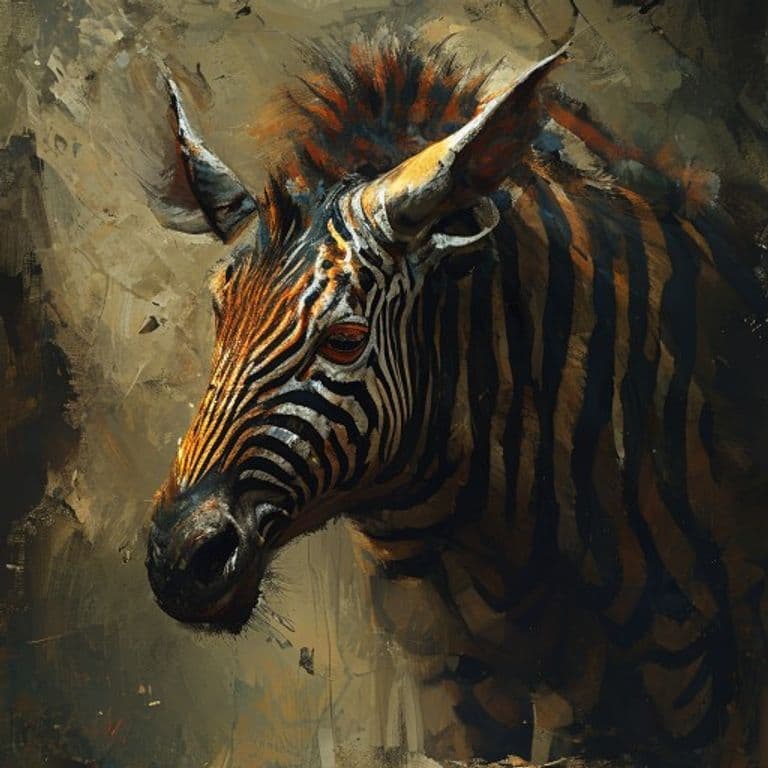 Quagga — fantasy monster illustration