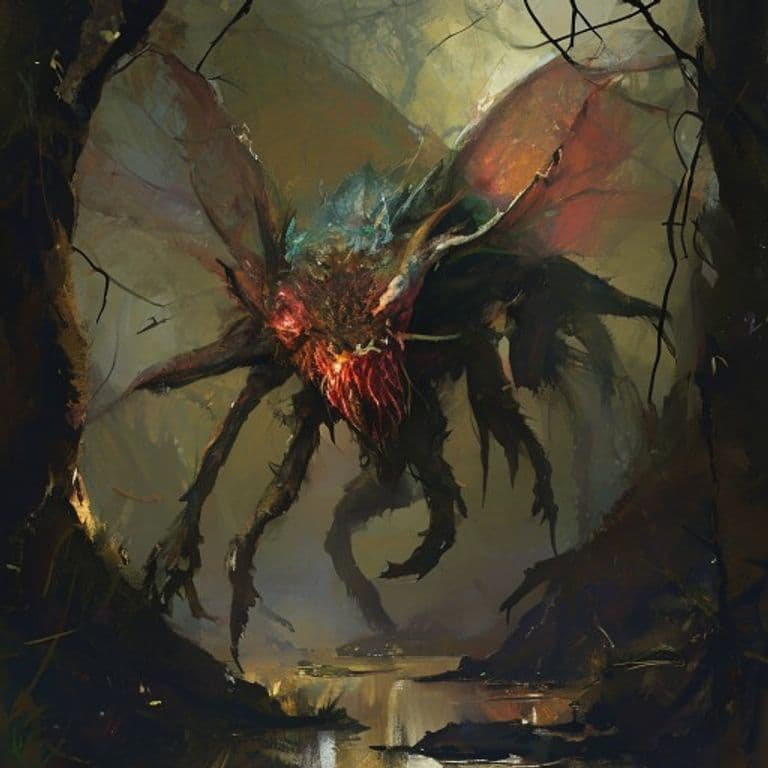 Miremal — fantasy monster illustration