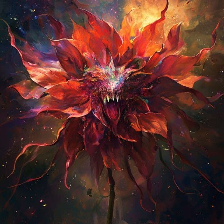 Ecstatic Bloom — fantasy monster illustration