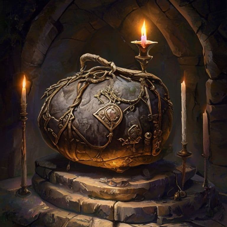 Bag of Holding — fantasy item illustration. Bag of Holding is a magic item (wondrous item) of uncommon rarity.