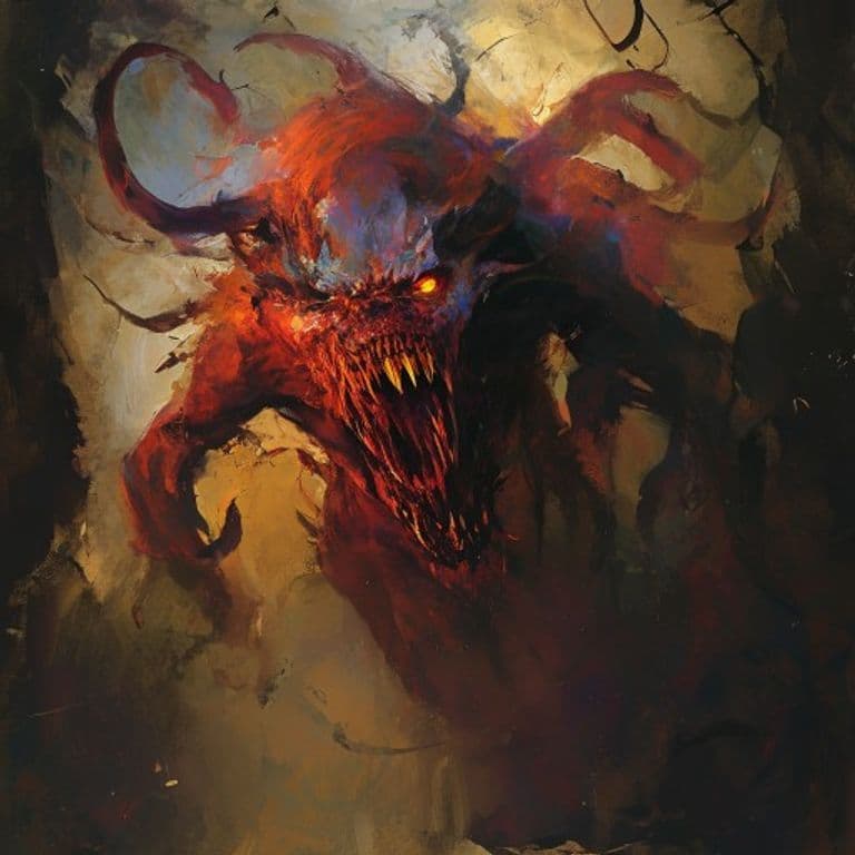 Plaresh — fantasy monster illustration