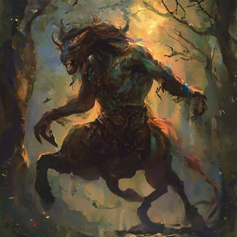 Centaur — fantasy monster illustration