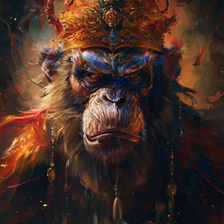Monkey King — fantasy monster illustration