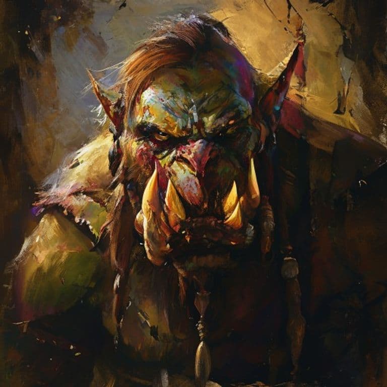 Orc — fantasy monster illustration