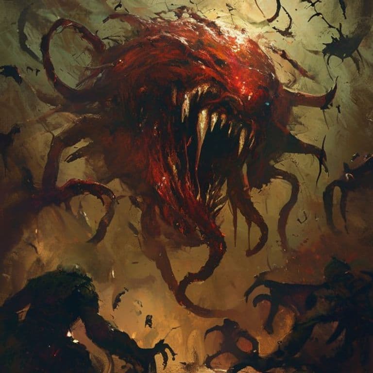 Rotsam Swarm — fantasy monster illustration