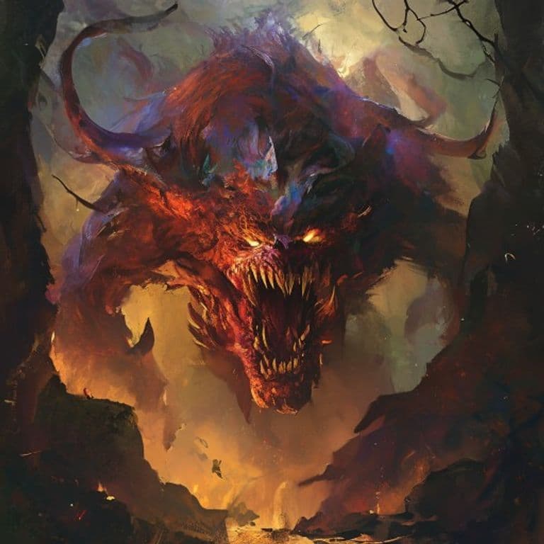 Liosalfar — fantasy monster illustration