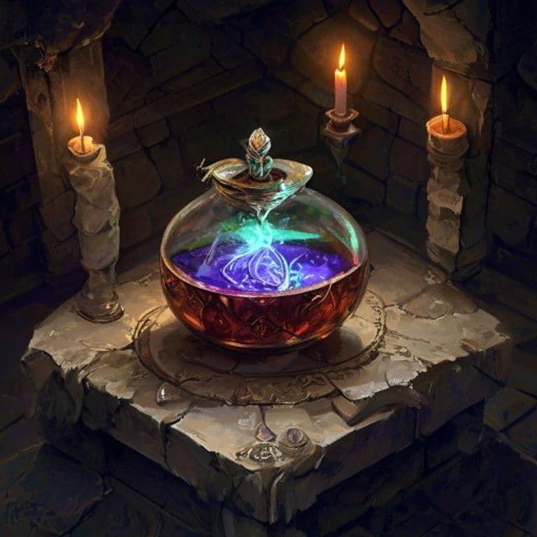 Tonic of Blandness — fantasy item illustration