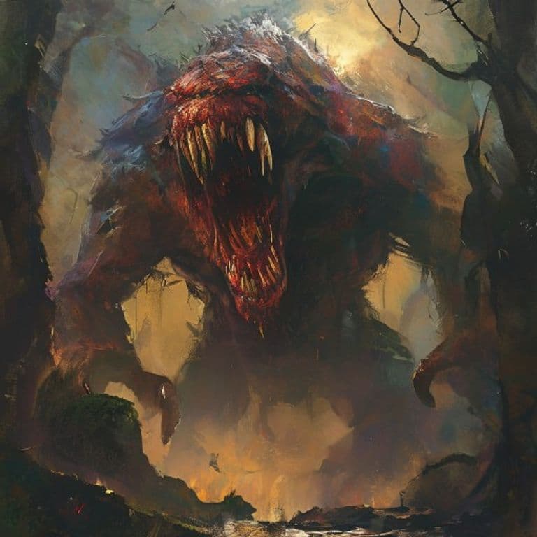 Stormboar — fantasy monster illustration