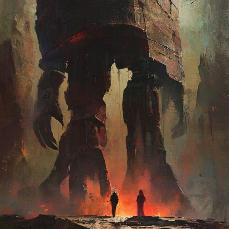 Monolith Footman — fantasy monster illustration