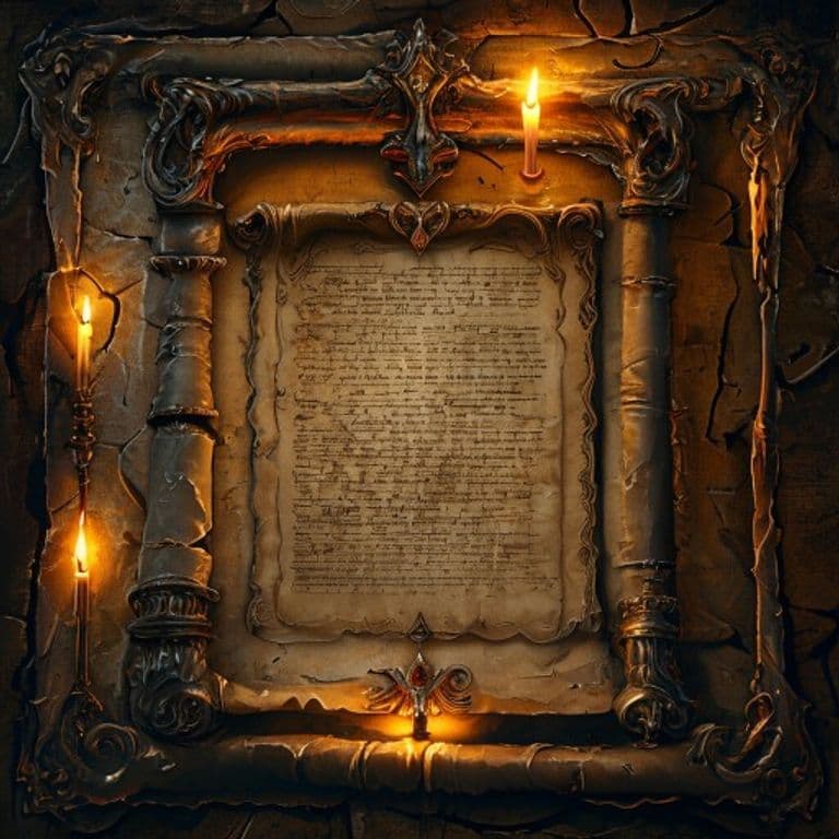 Scroll of Fabrication — fantasy item illustration