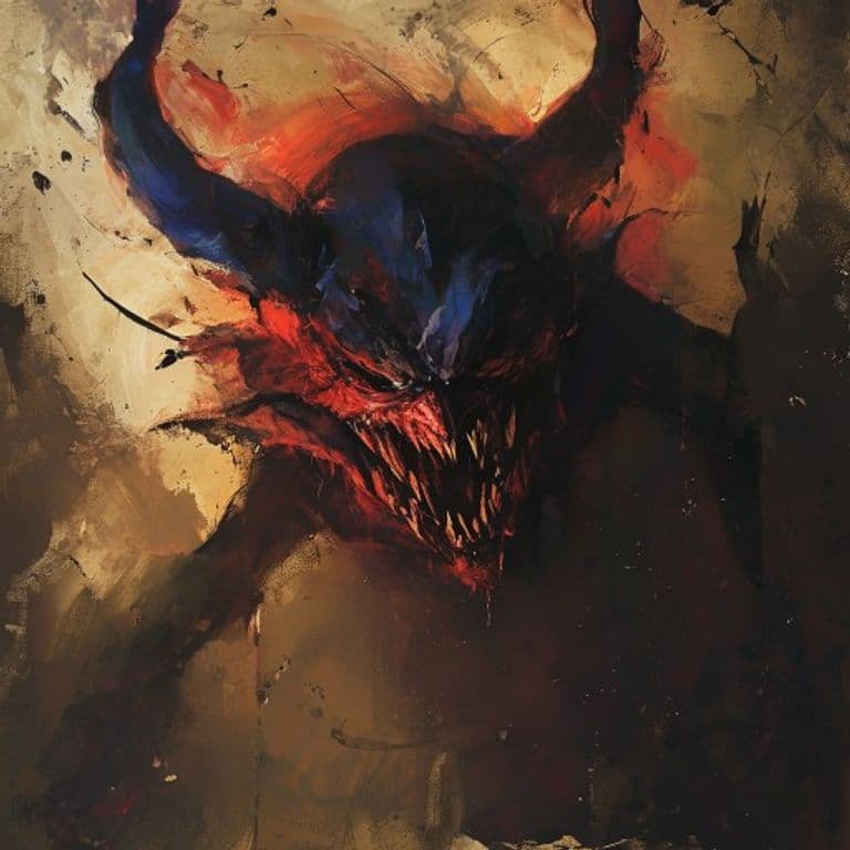 Ink Devil — fantasy monster illustration